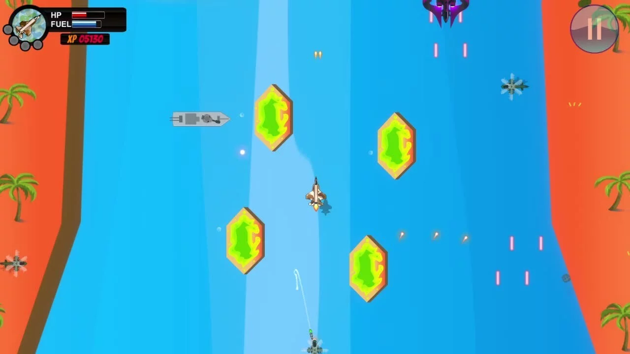 Изображение игры: River Attack