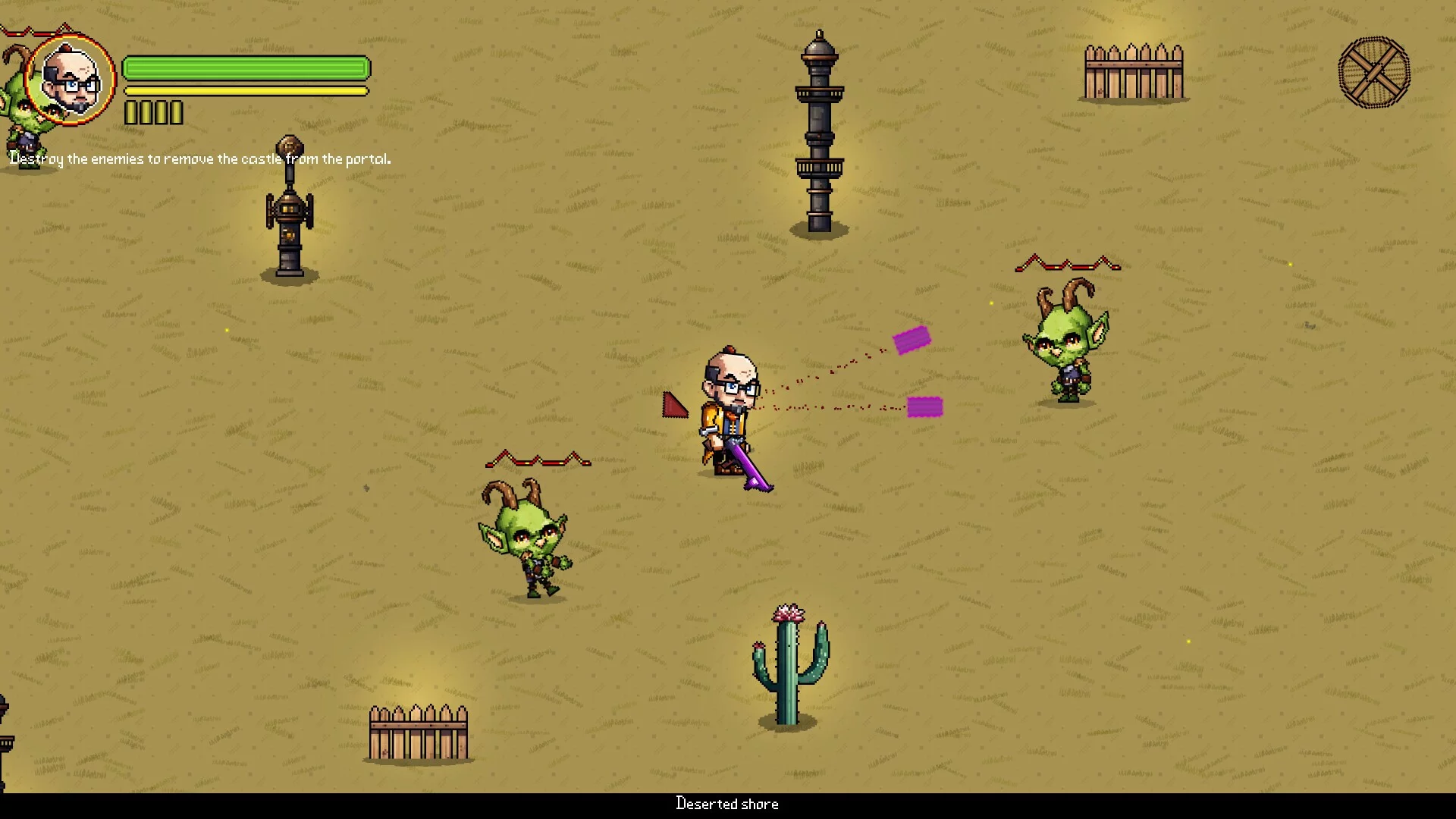 Изображение игры: Knight's Saga Evil Goblins