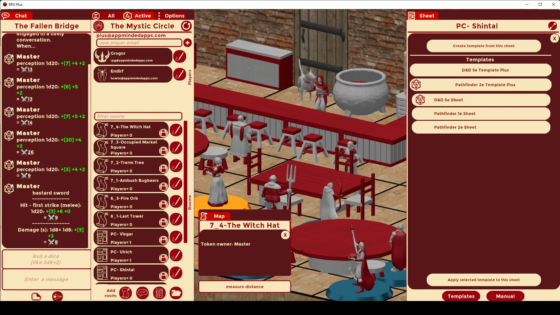 Изображение игры: RPG Plus - Virtual Tabletop
