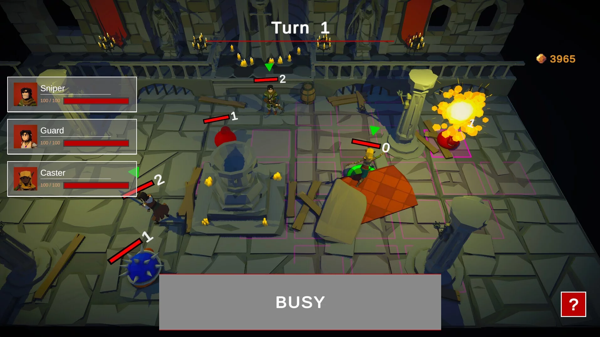 Изображение игры: Grid Dungeons