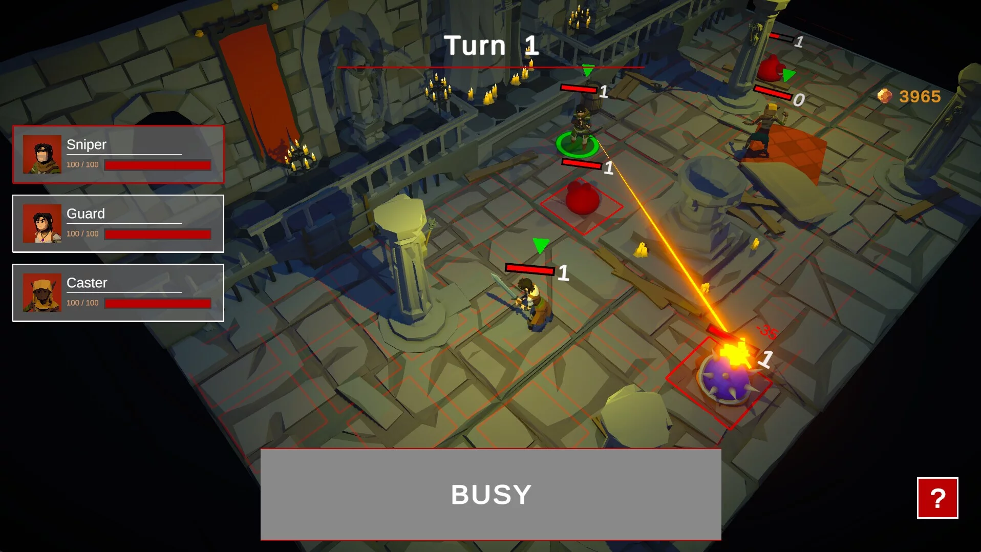 Изображение игры: Grid Dungeons