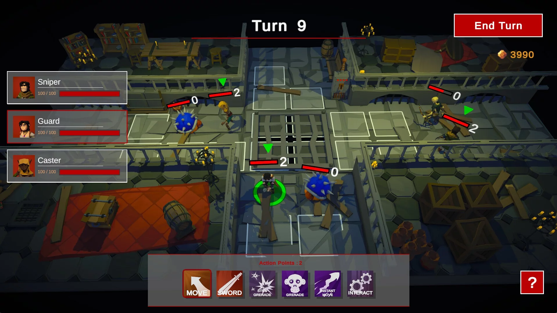 Изображение игры: Grid Dungeons
