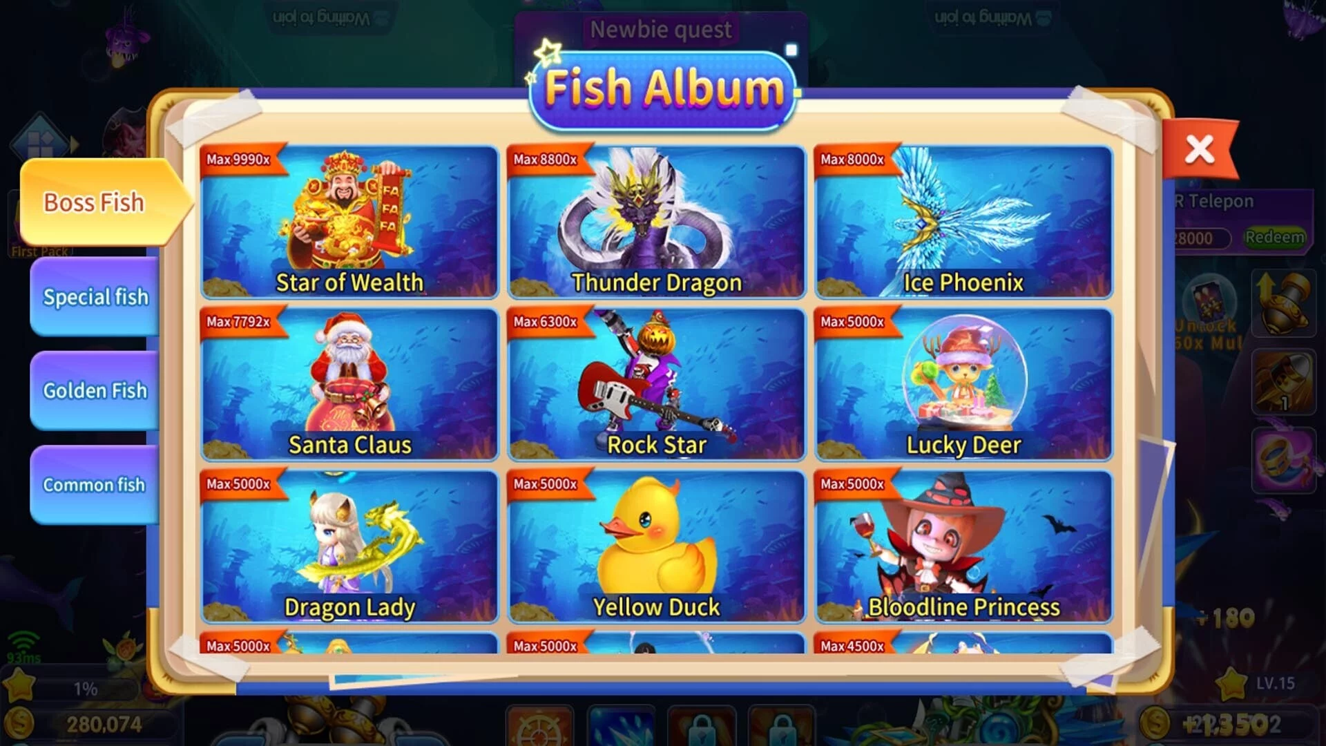 Изображение игры: Classic Arcade Fishing