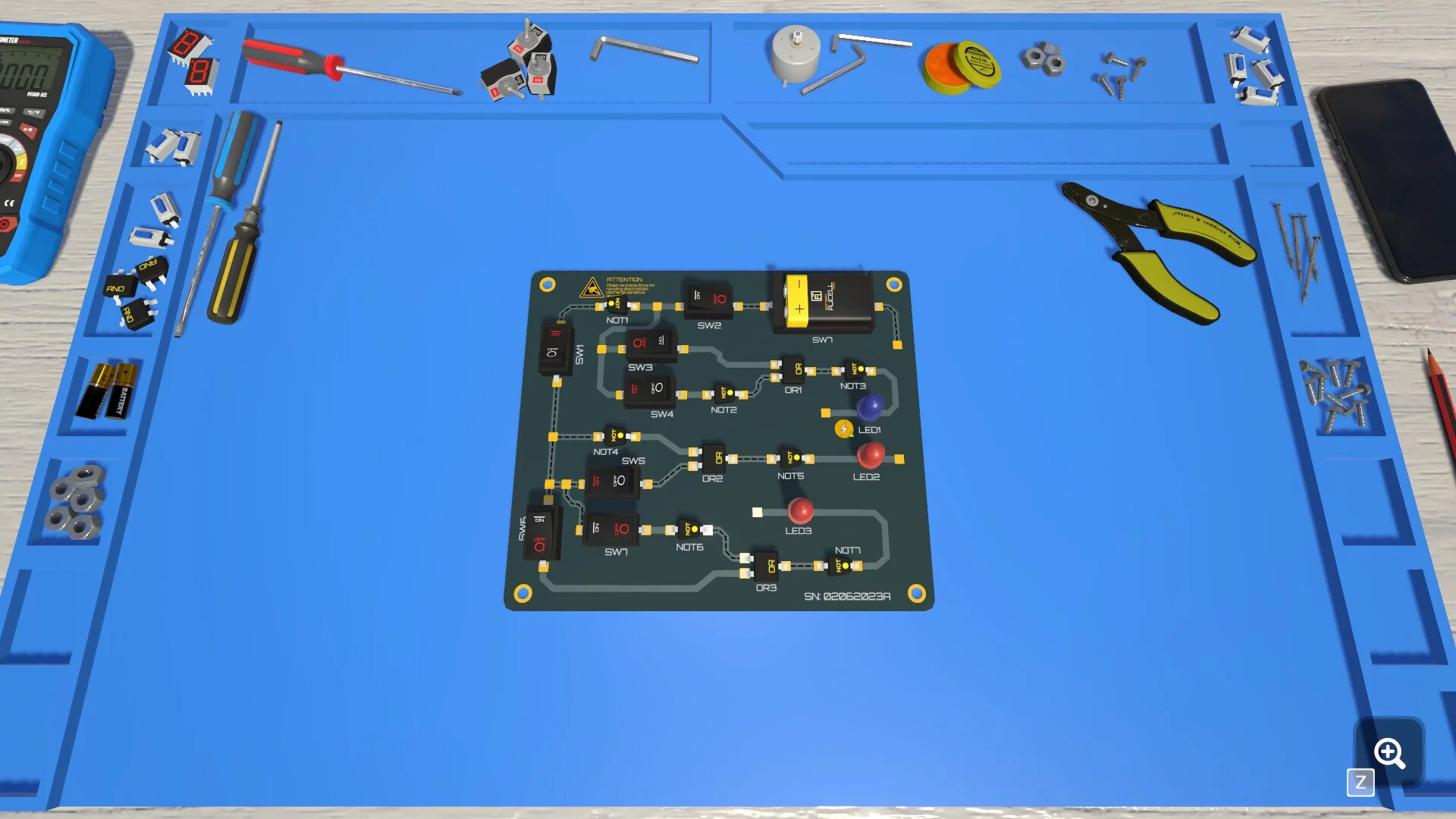 Изображение игры: Electronics Puzzle Lab