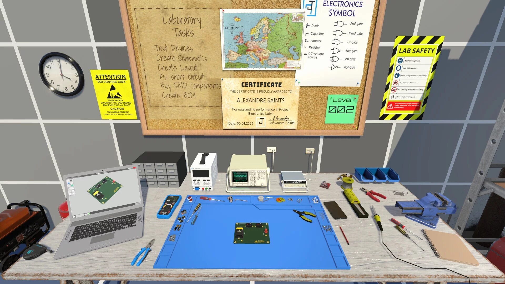Изображение игры: Electronics Puzzle Lab