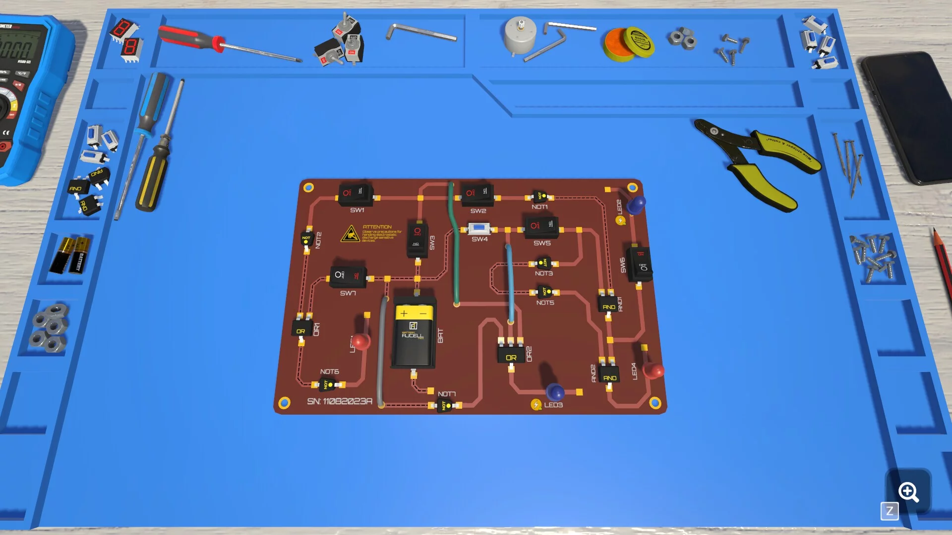 Изображение игры: Electronics Puzzle Lab