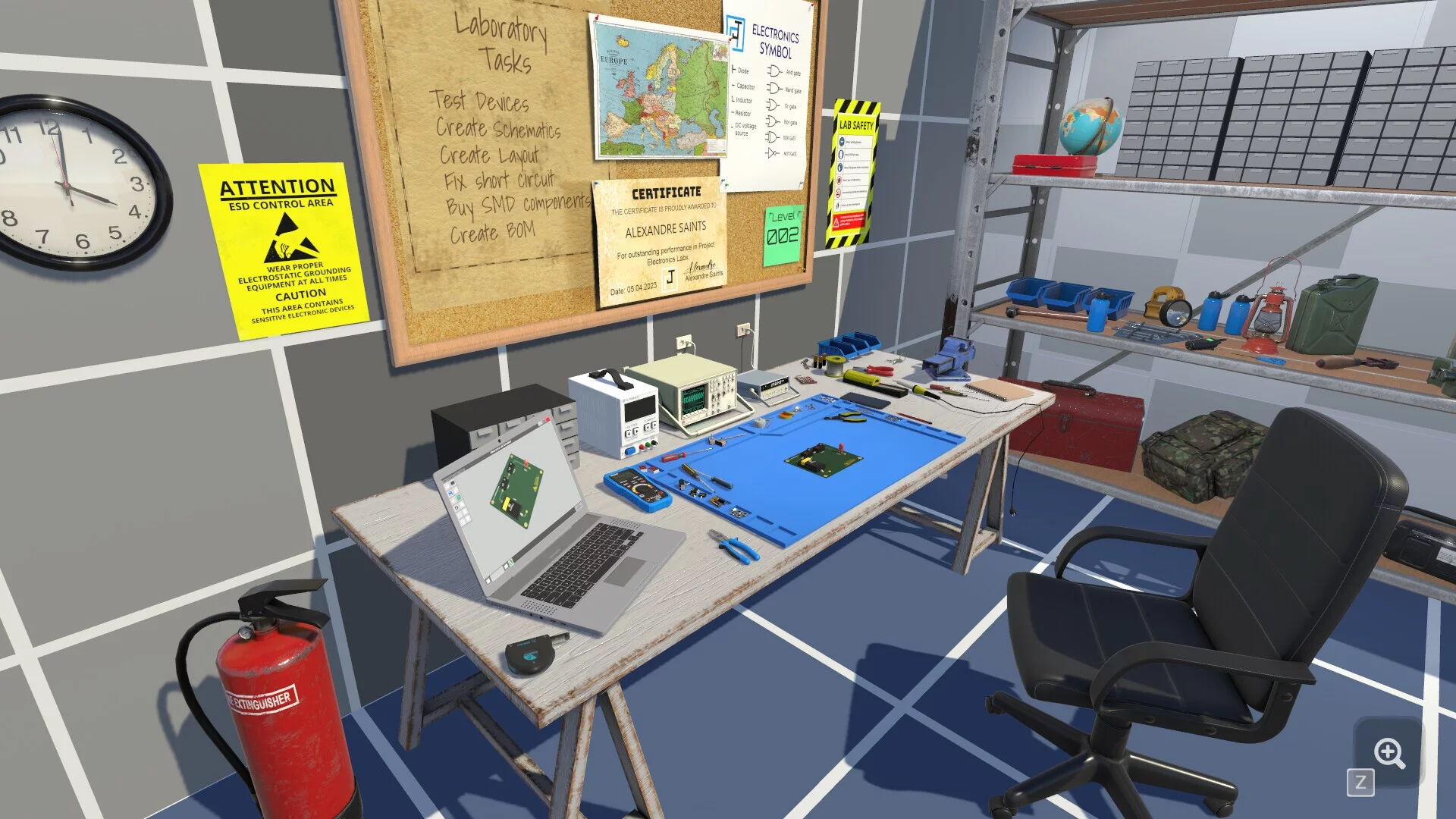 Изображение игры: Electronics Puzzle Lab
