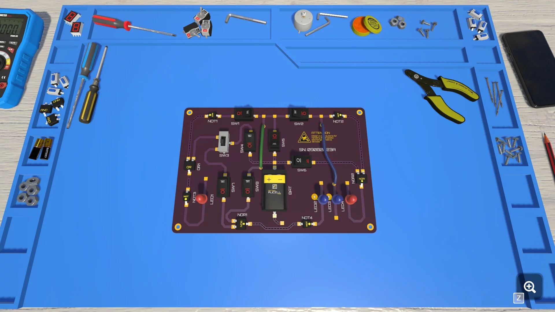 Изображение игры: Electronics Puzzle Lab