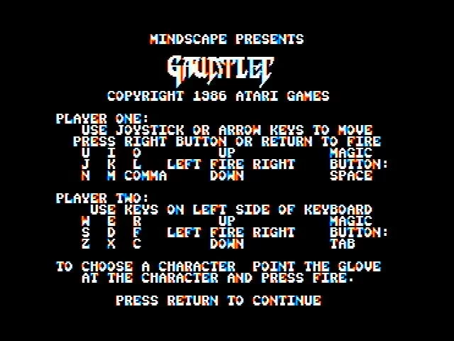 Изображение игры: Gauntlet (1985)