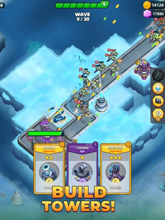 Изображение игры: Raid Rush: Tower Defense TD