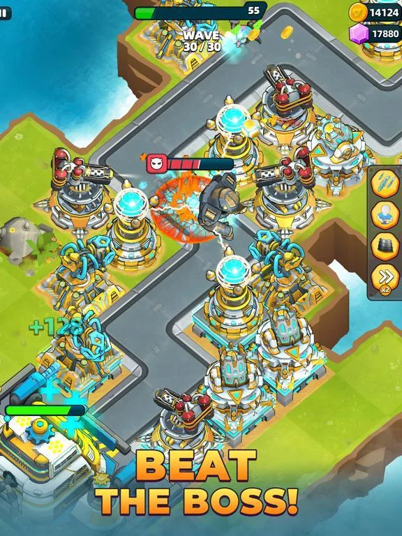 Изображение игры: Raid Rush: Tower Defense TD