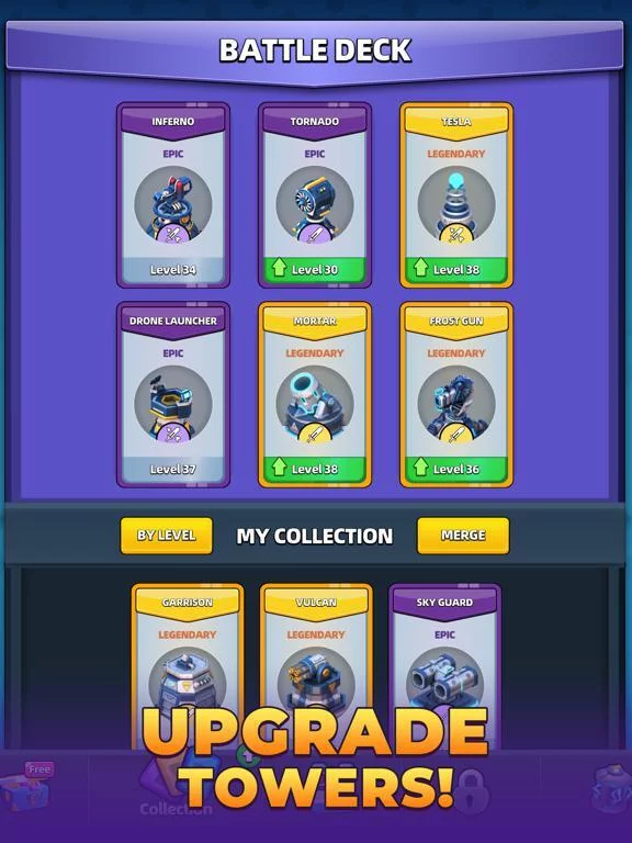 Изображение игры: Raid Rush: Tower Defense TD