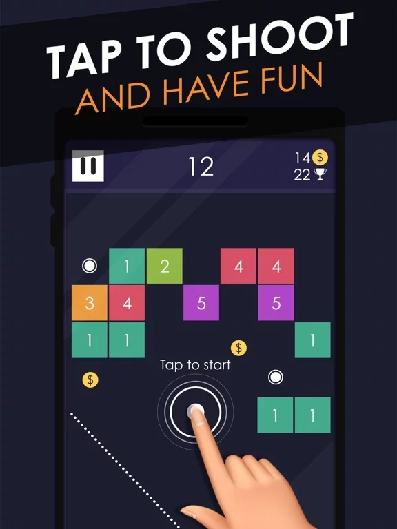 Изображение игры: Balls Versus Blocks