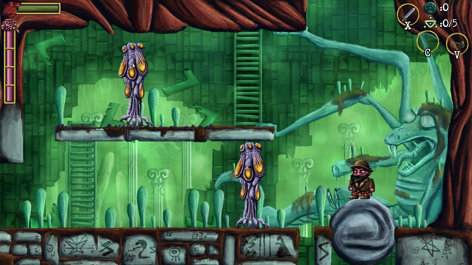 Изображение игры: Eldritchvania