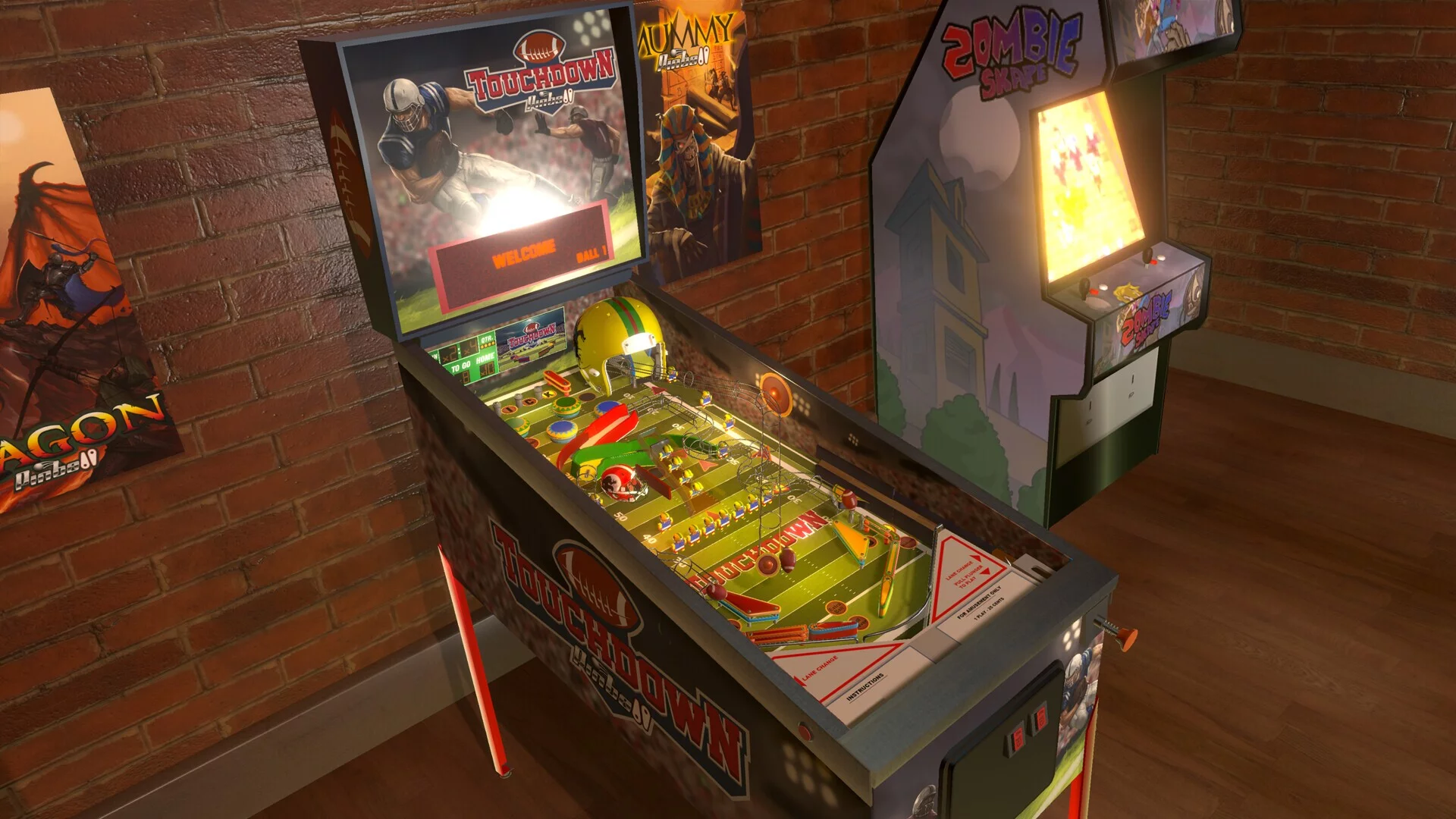 Изображение игры: Touchdown Pinball
