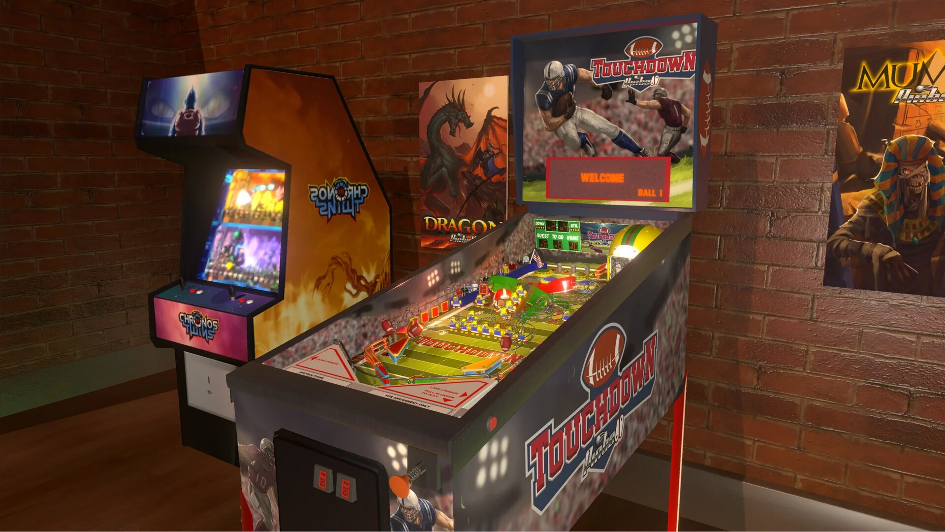 Изображение игры: Touchdown Pinball