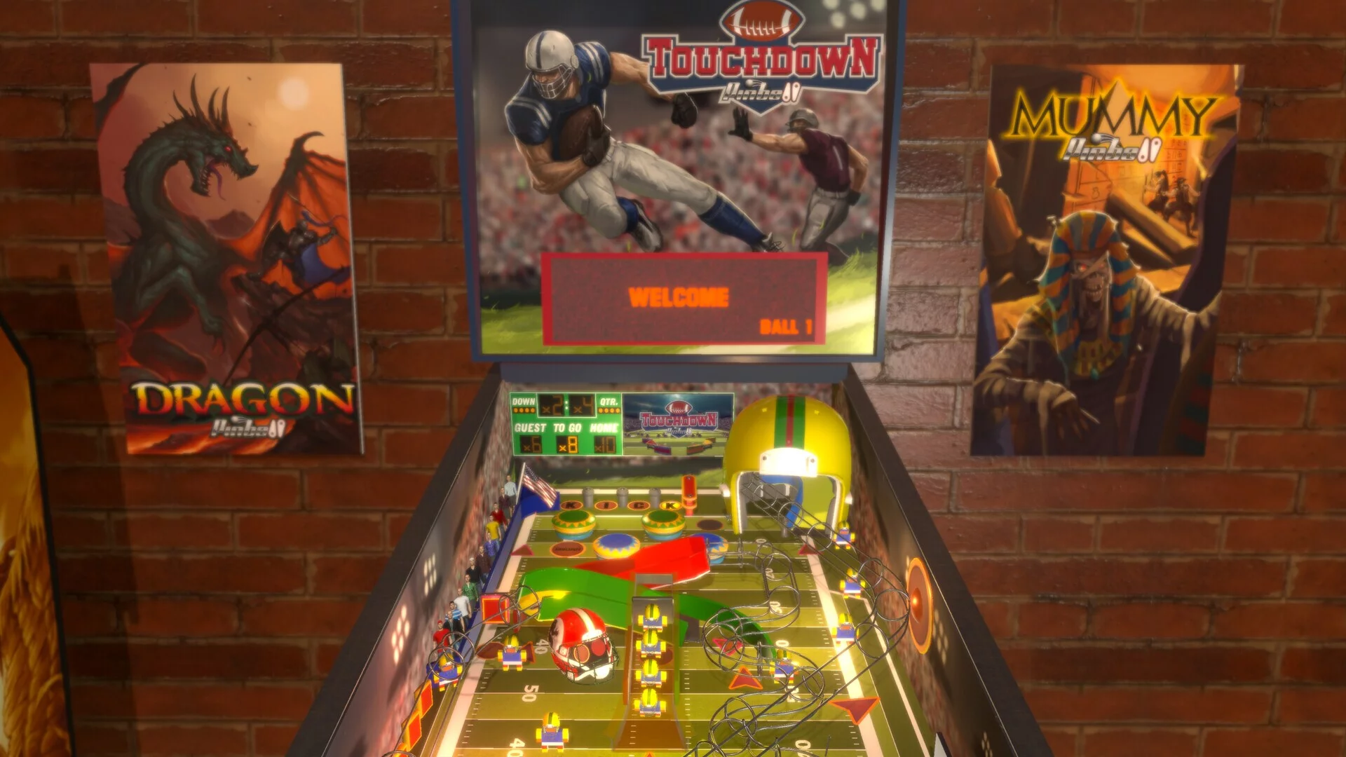 Изображение игры: Touchdown Pinball