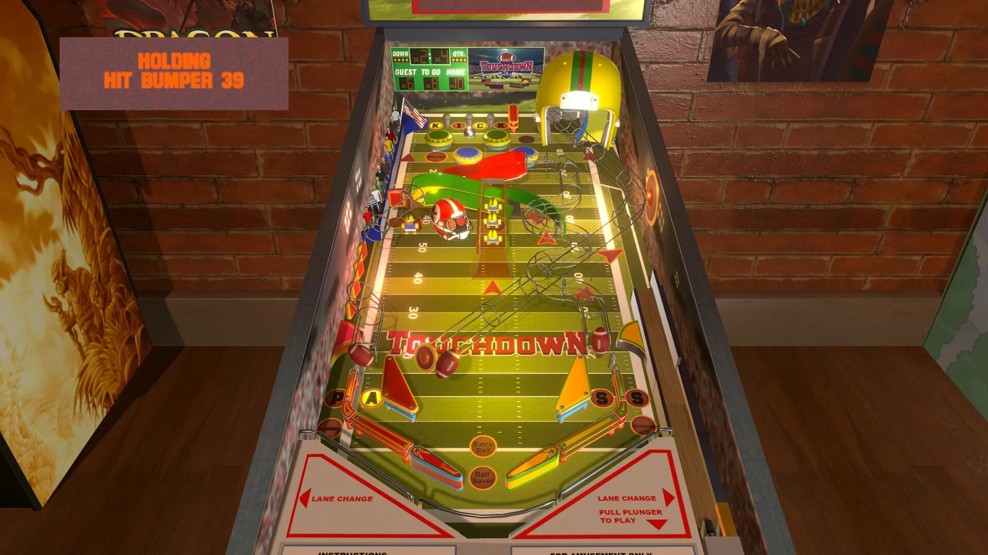 Изображение игры: Touchdown Pinball