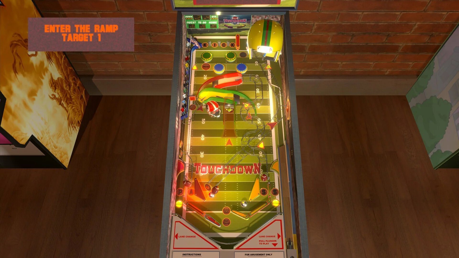 Изображение игры: Touchdown Pinball