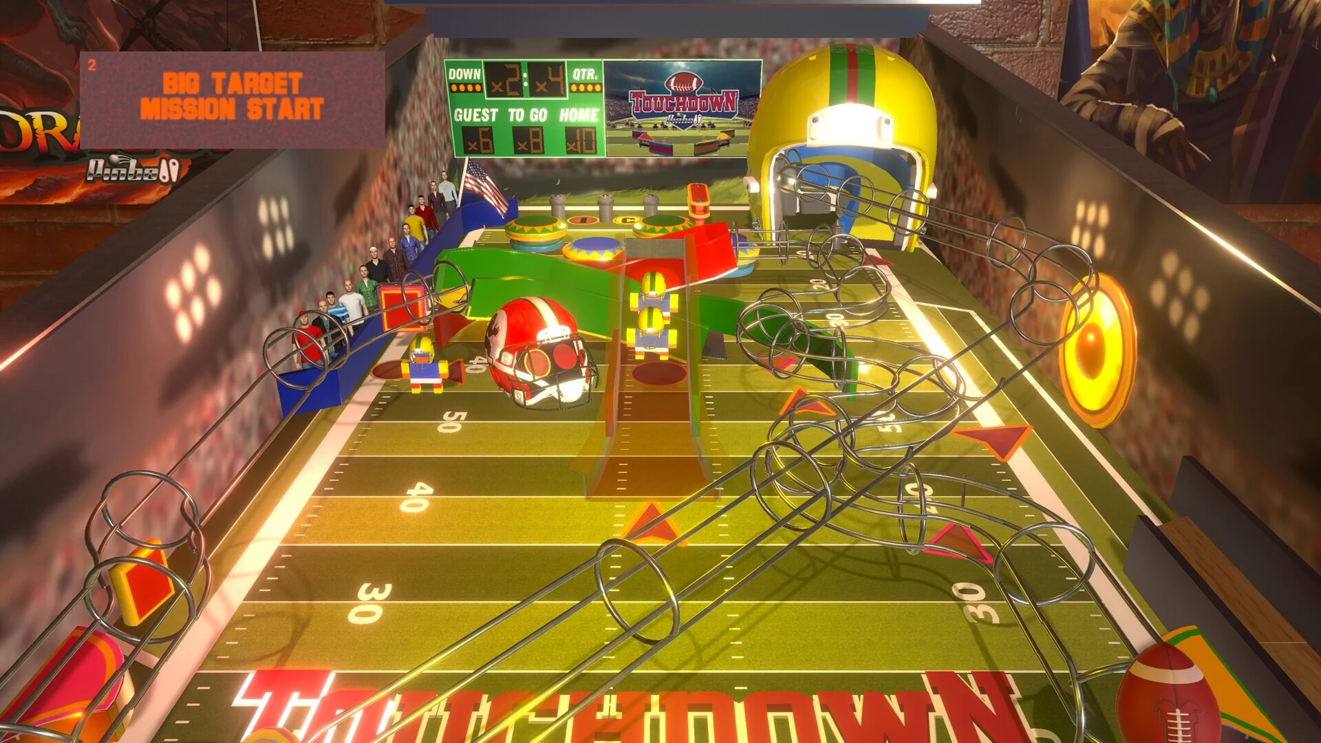 Изображение игры: Touchdown Pinball