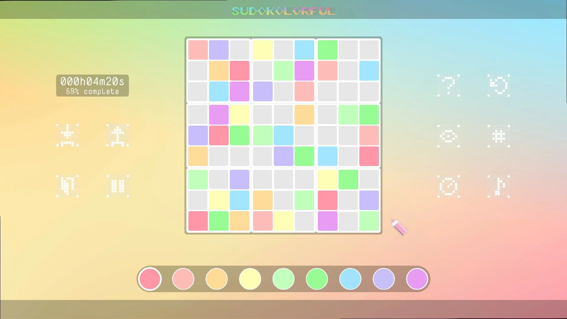 Изображение игры: Sudokolorful