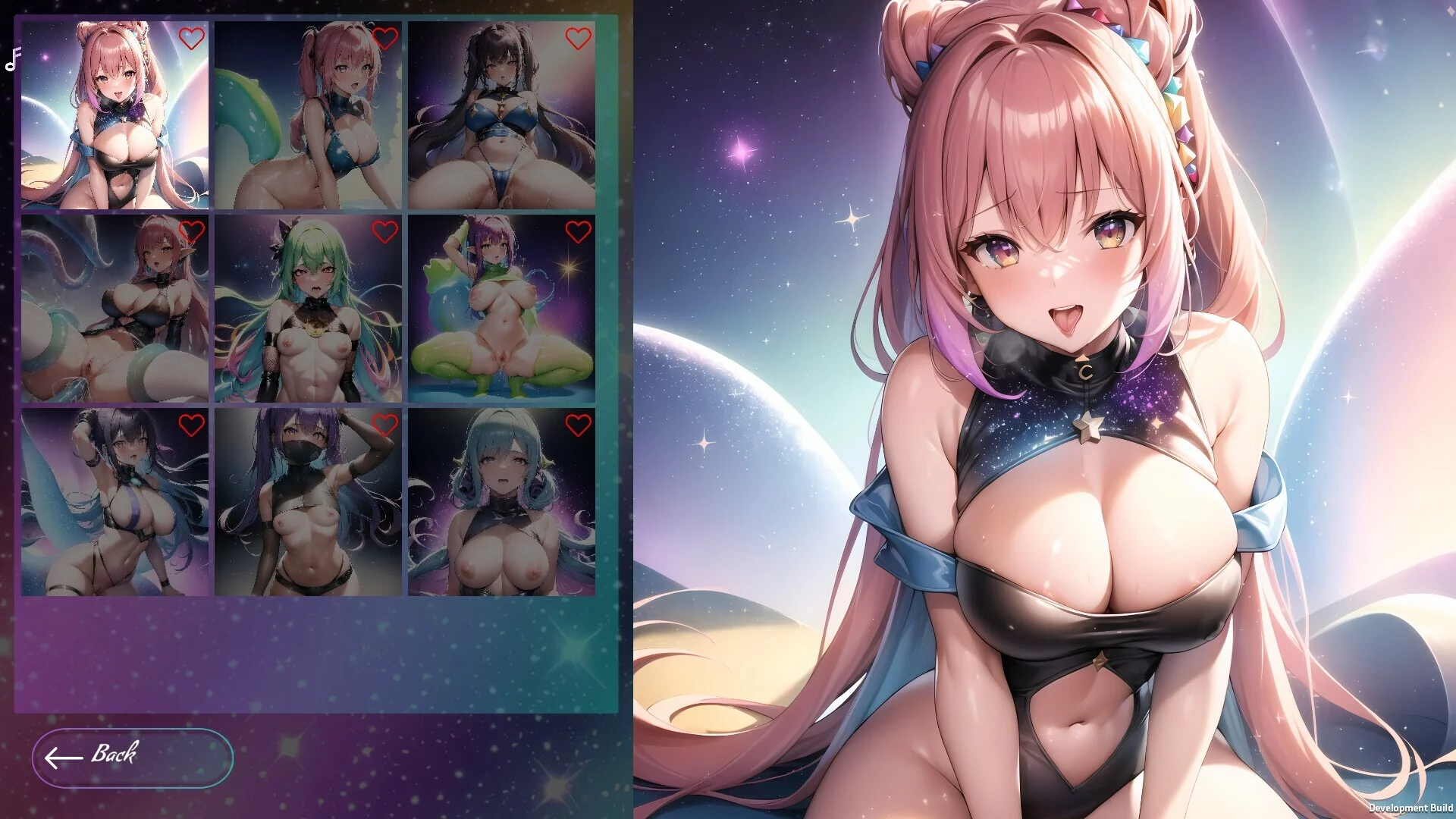 Изображение игры: Hentai Senpai: Cosmic Beauties