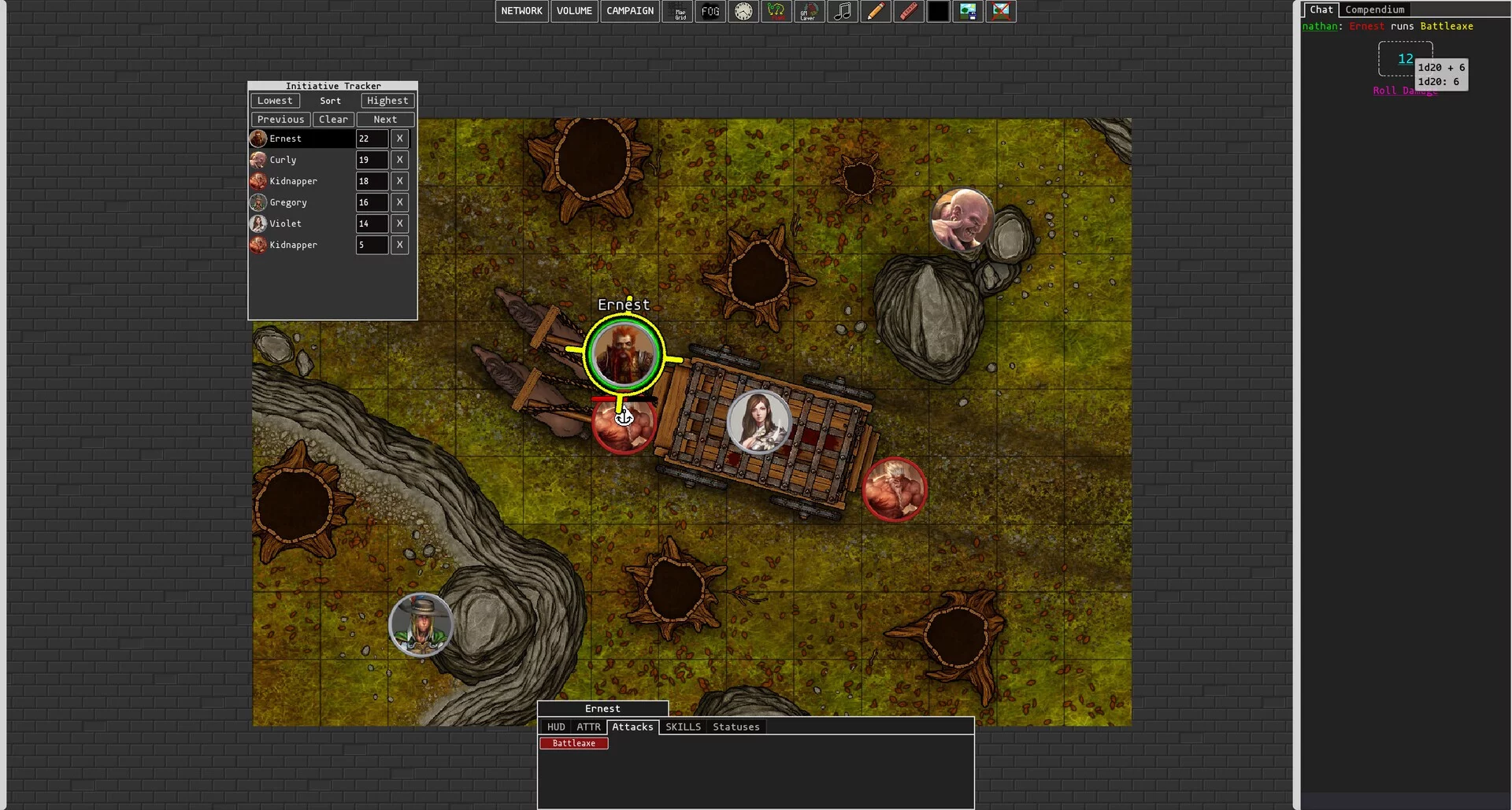 Изображение игры: Gothic Virtual Tabletop