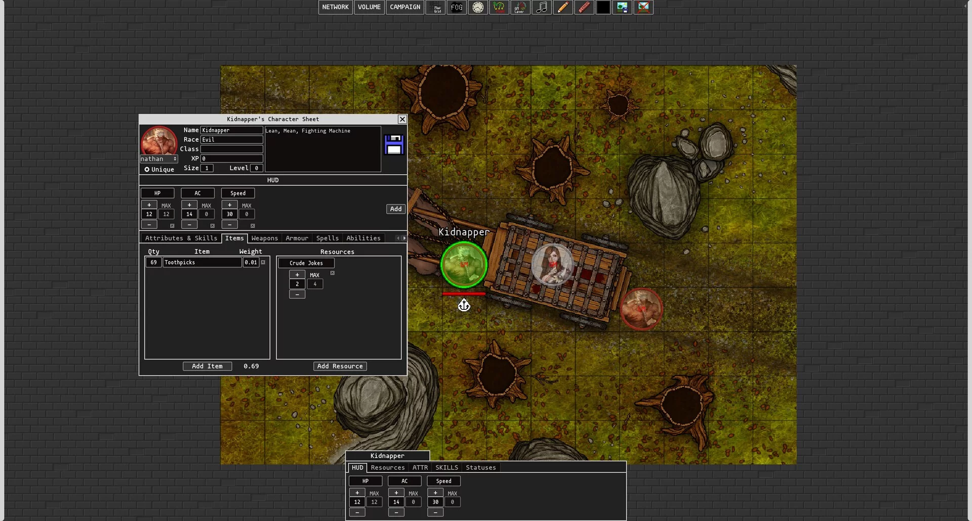 Изображение игры: Gothic Virtual Tabletop