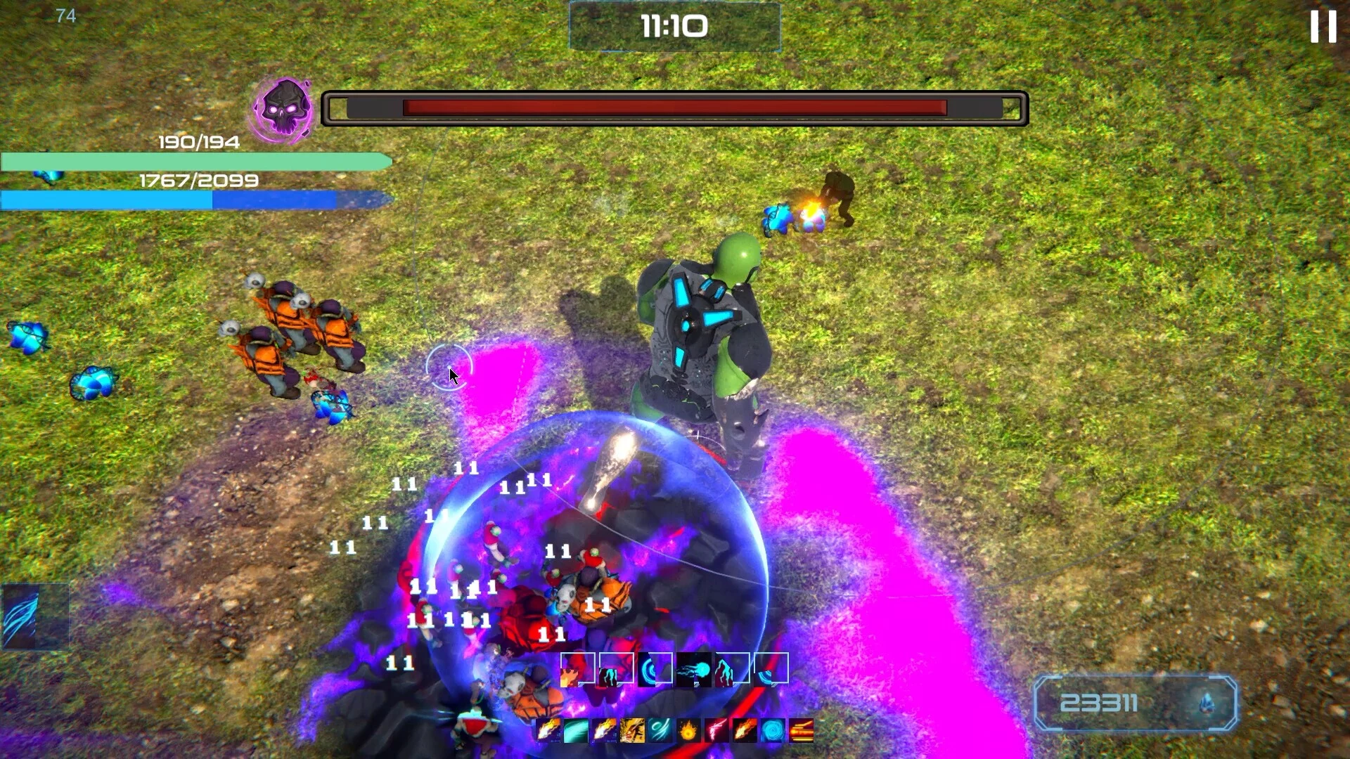 Изображение игры: Shadowbyte Survivors