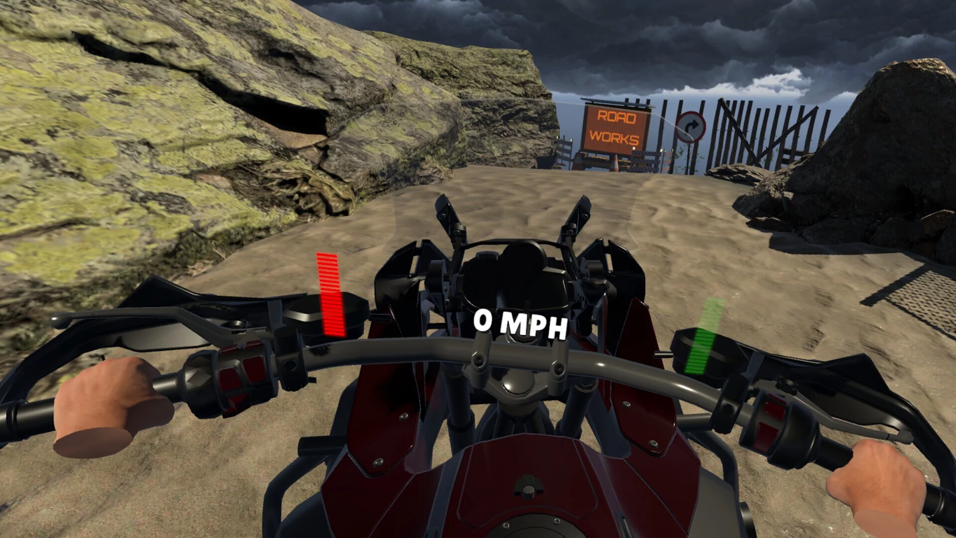 Изображение игры: OFFROAD MotorBike VR