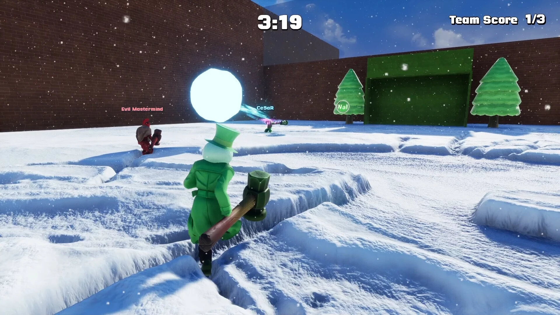 Изображение игры: Friendly Snowball
