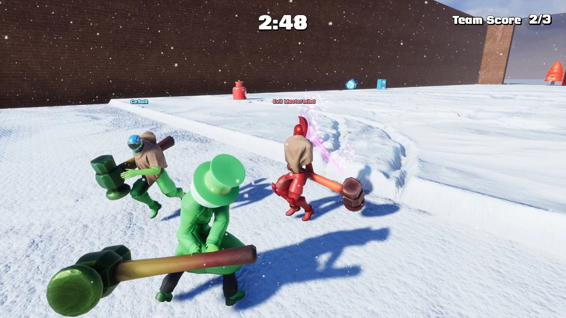 Изображение игры: Friendly Snowball