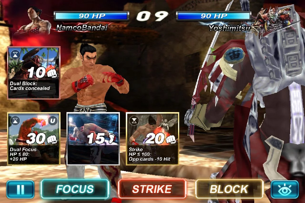 Изображение игры: Tekken Card Tournament