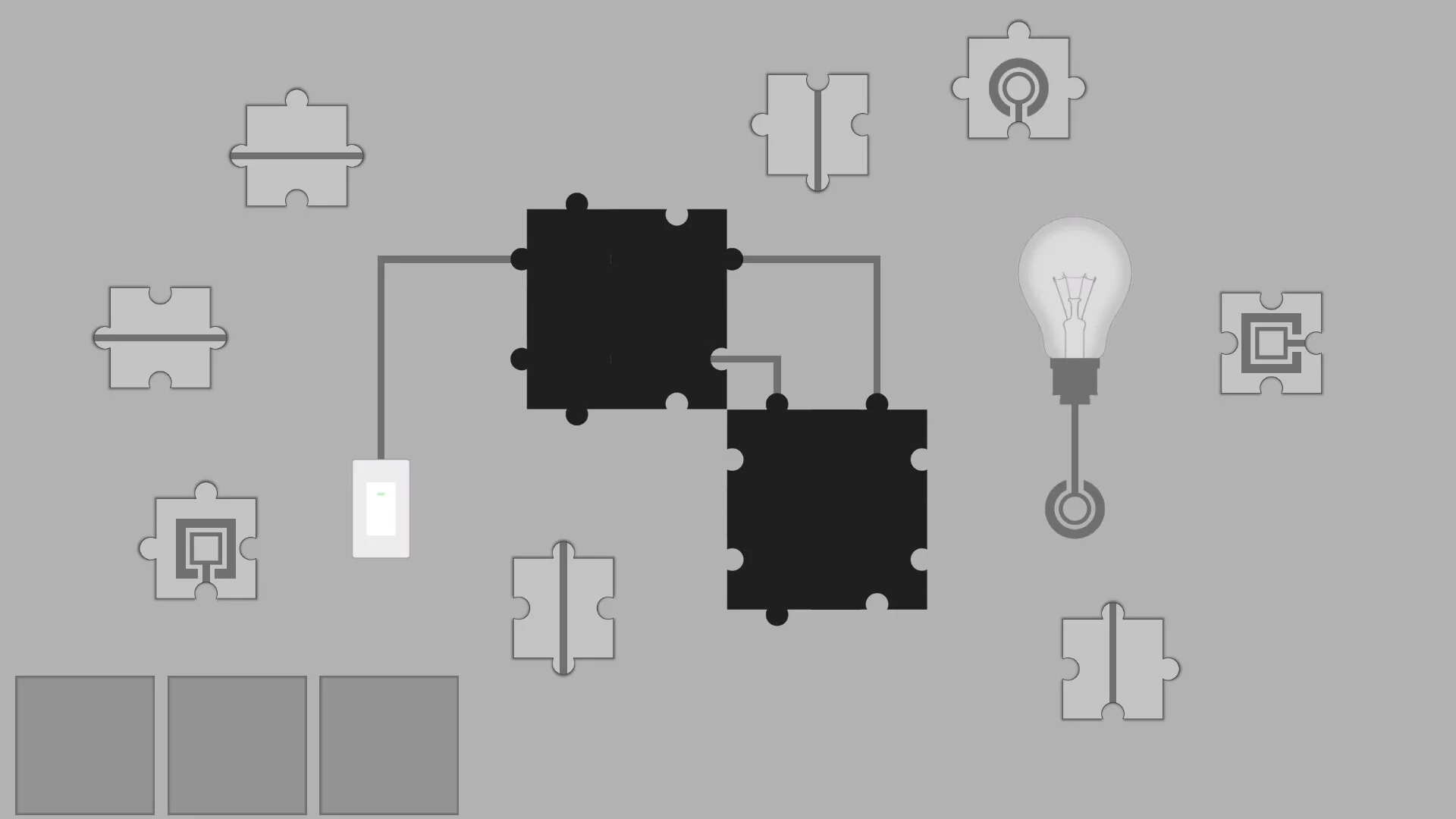 Изображение игры: Turn on the light - Jigsaw