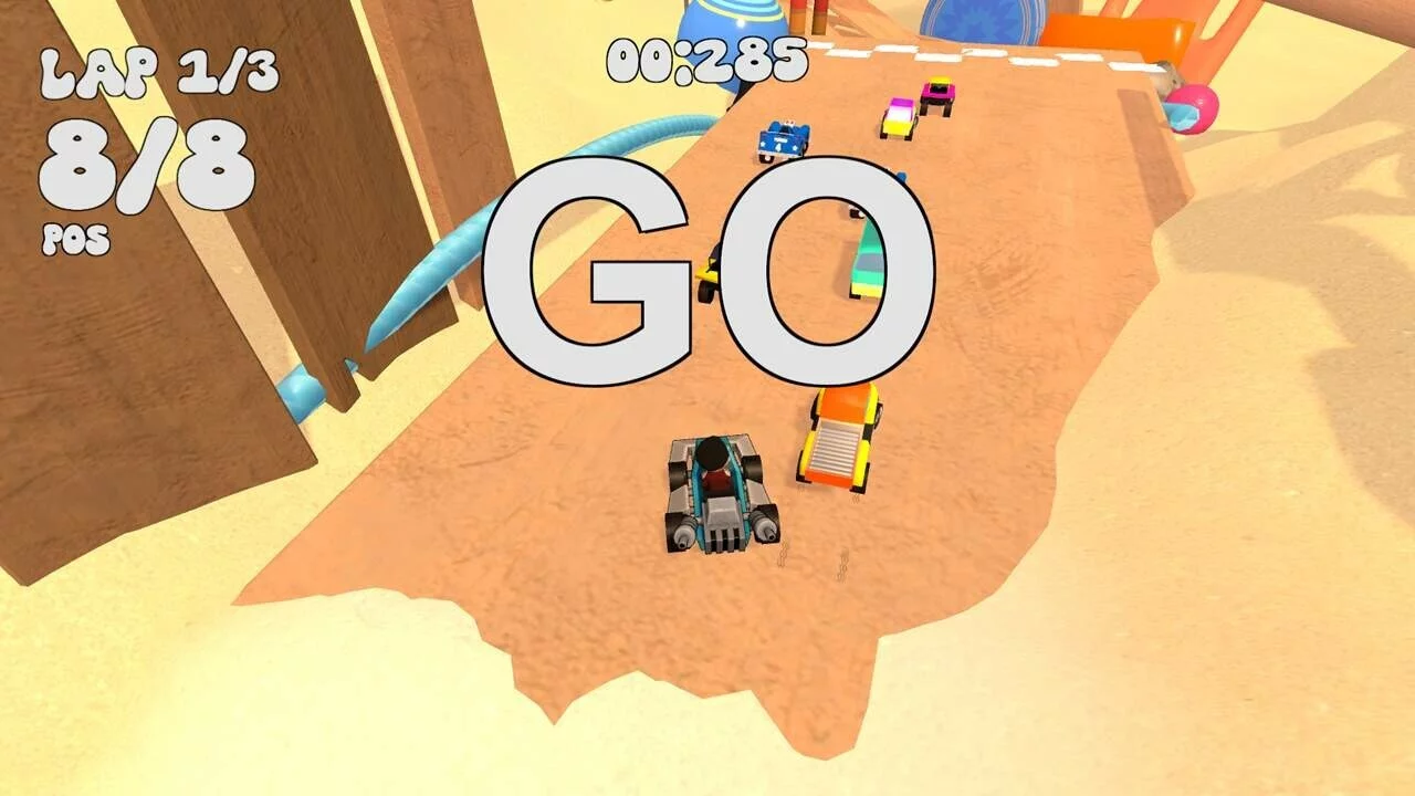 Изображение игры: Super Kart Mini Car Race