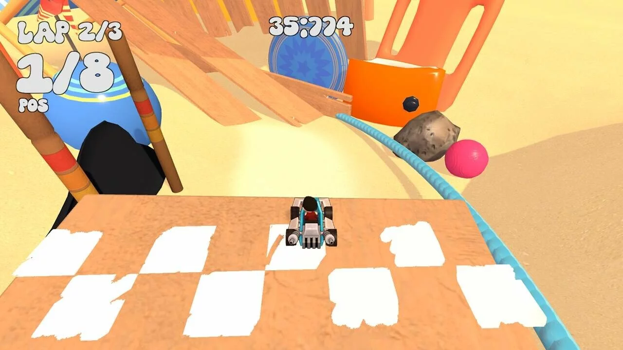 Изображение игры: Super Kart Mini Car Race