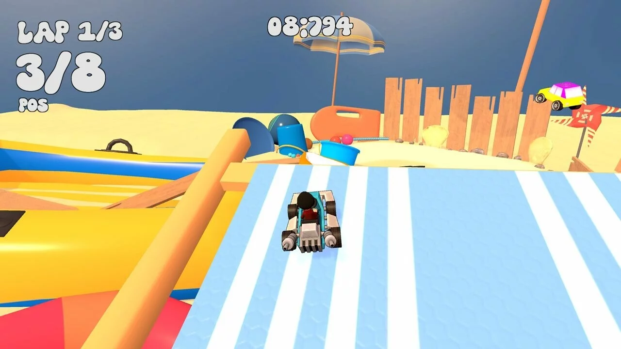 Изображение игры: Super Kart Mini Car Race