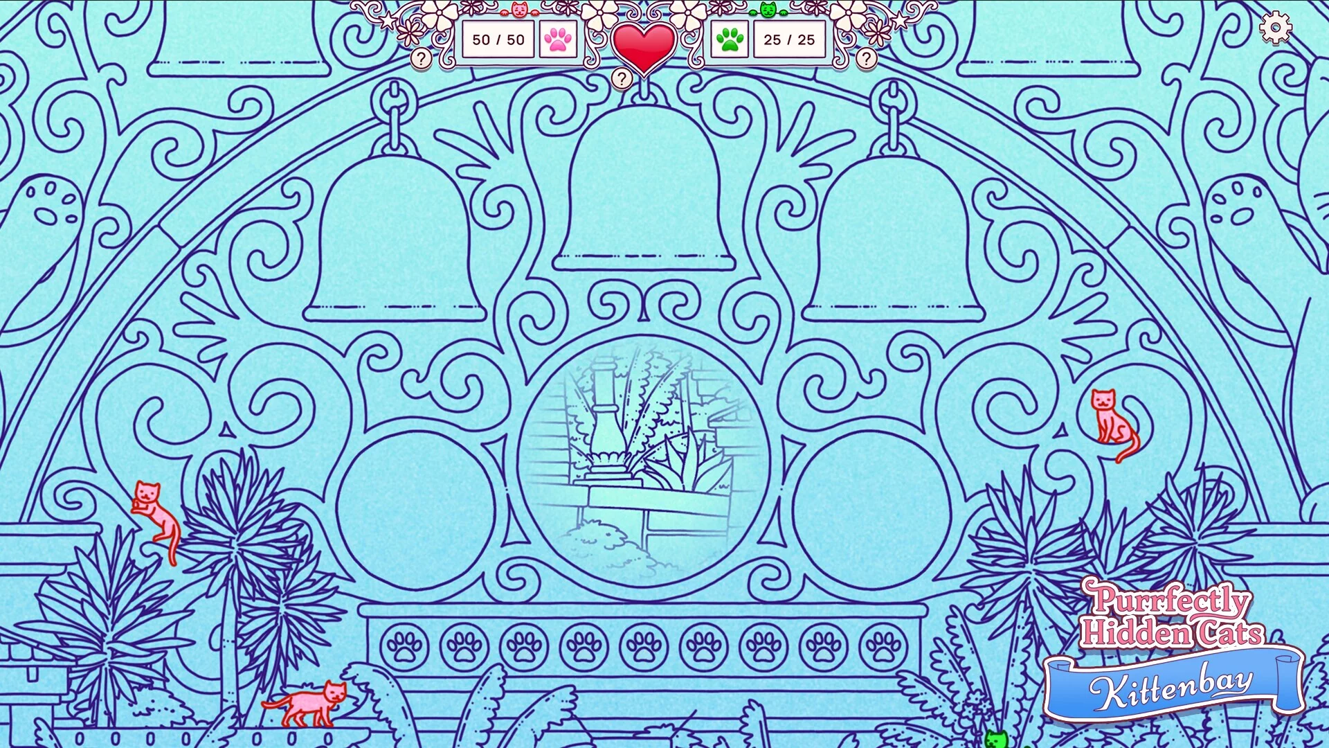 Изображение игры: Purrfectly Hidden Cats - Kittenbay