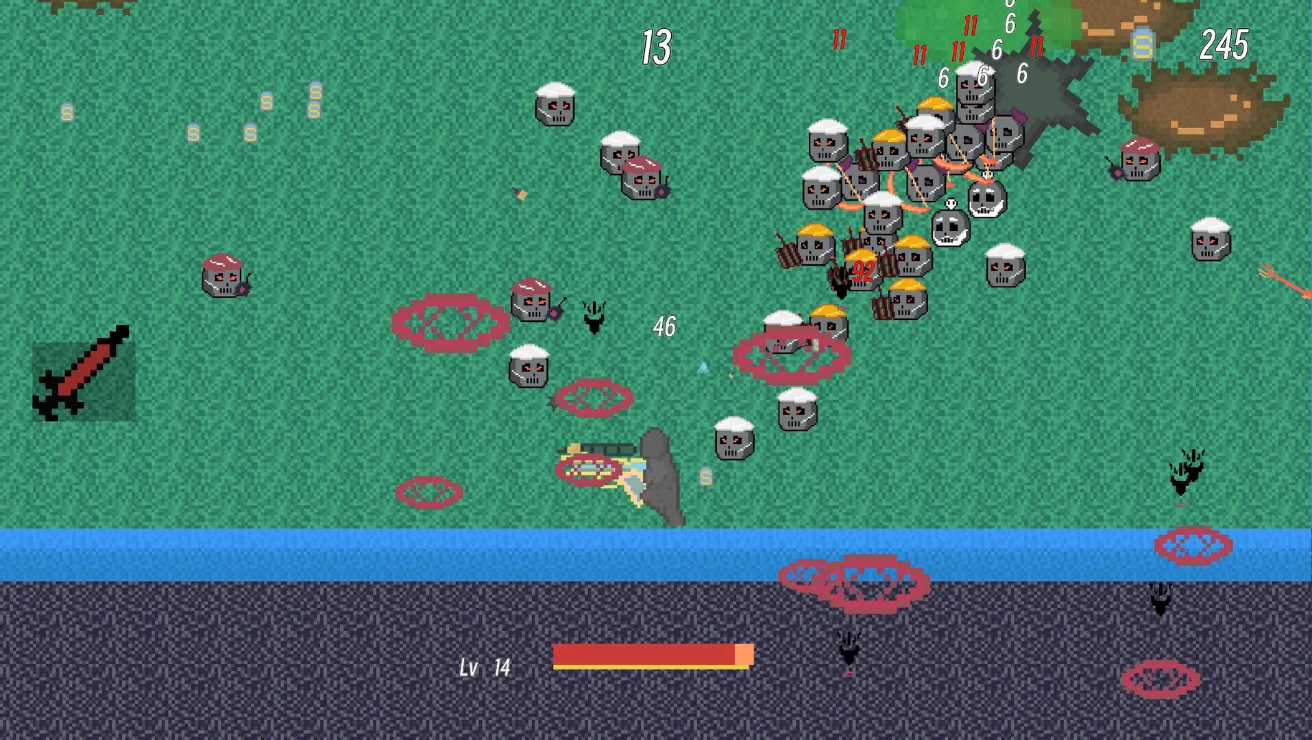Изображение игры: Skeleton War