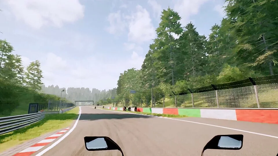 Изображение игры: Moto Rally Racing VR