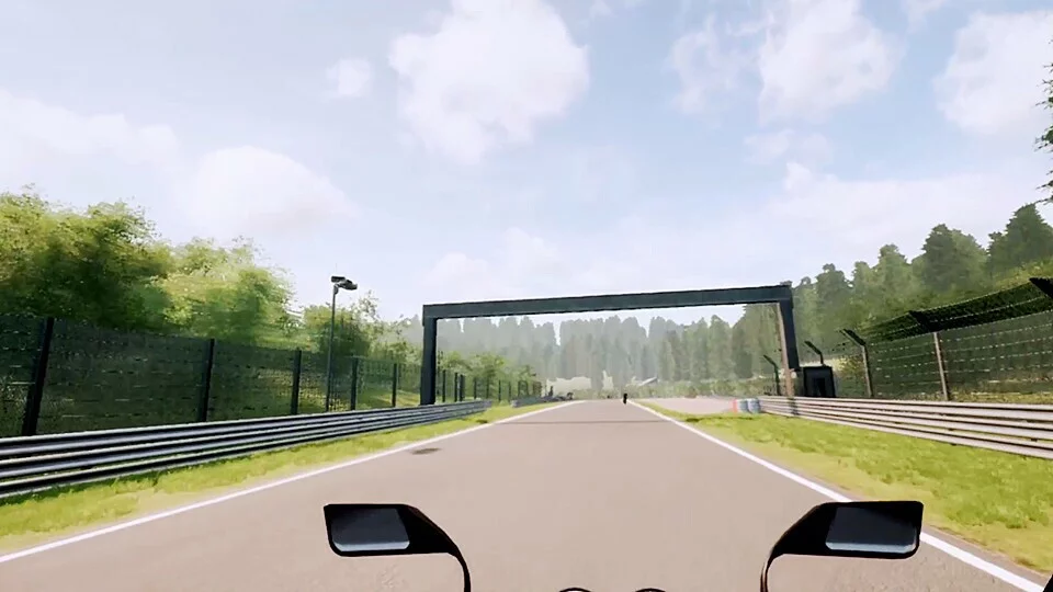 Изображение игры: Moto Rally Racing VR