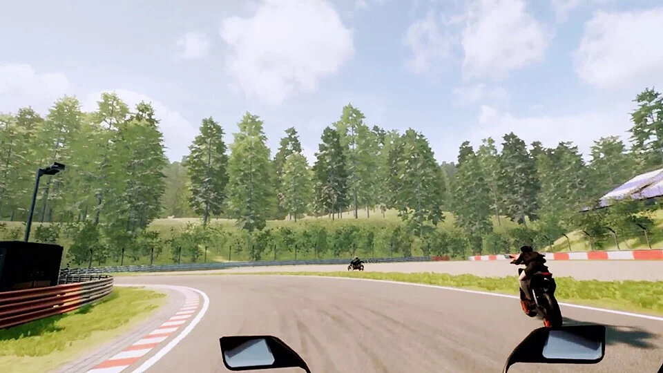 Изображение игры: Moto Rally Racing VR