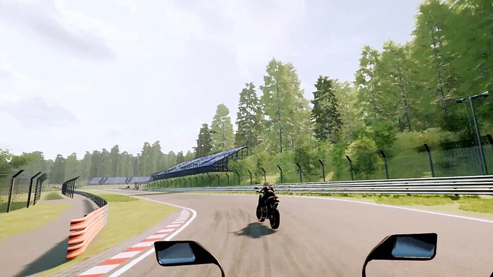 Изображение игры: Moto Rally Racing VR