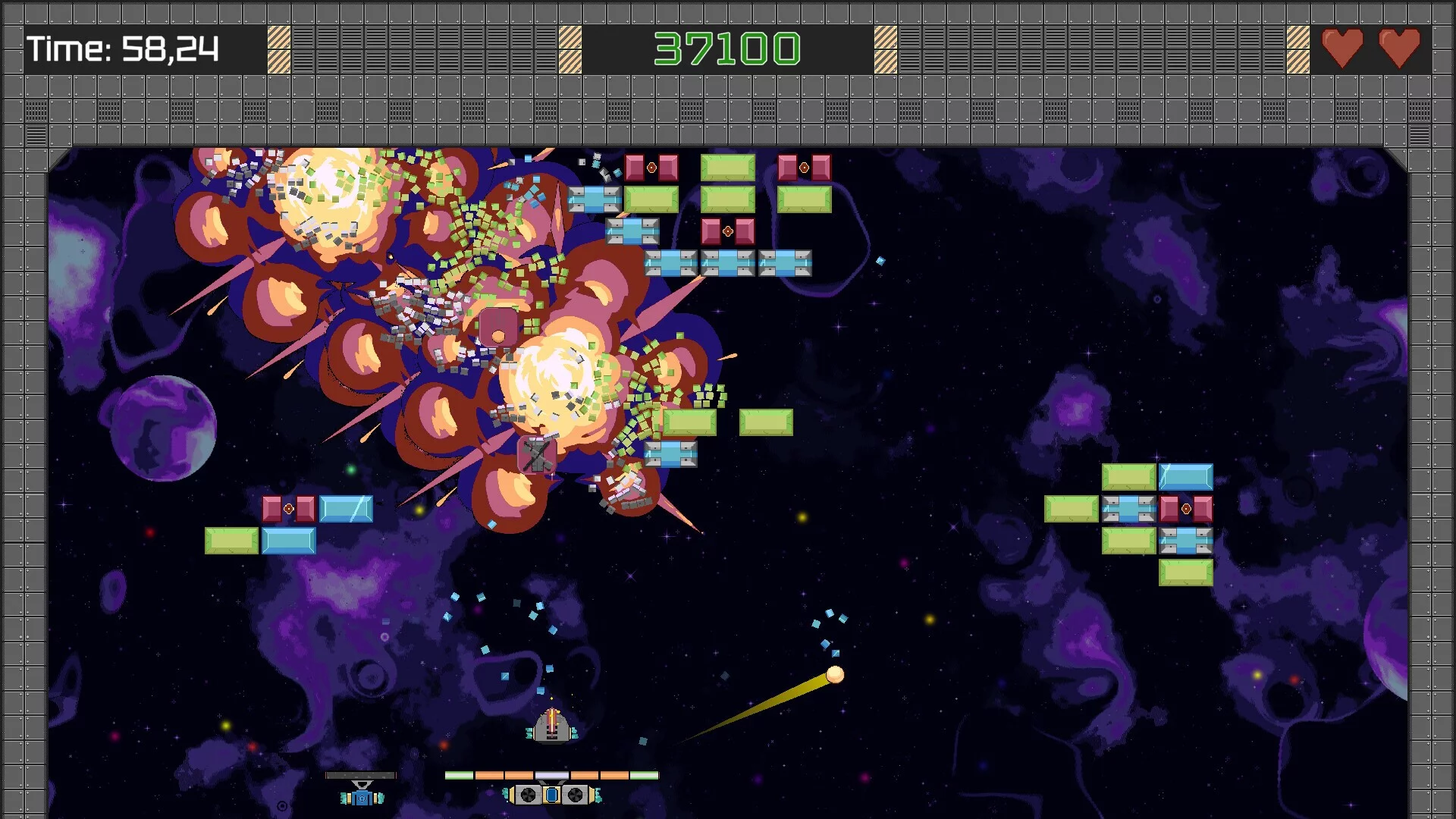 Изображение игры: Galactic Breakout