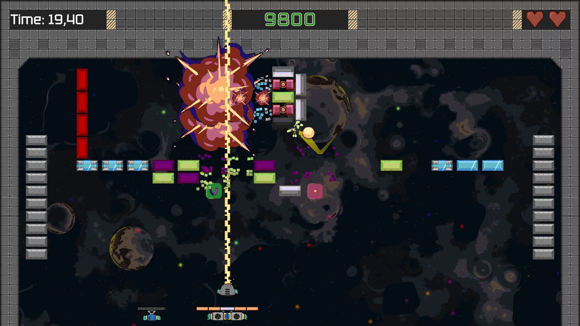 Изображение игры: Galactic Breakout