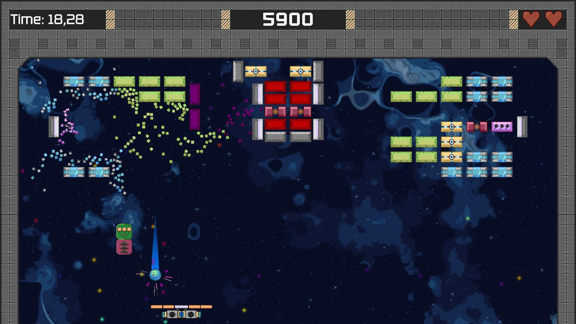 Изображение игры: Galactic Breakout