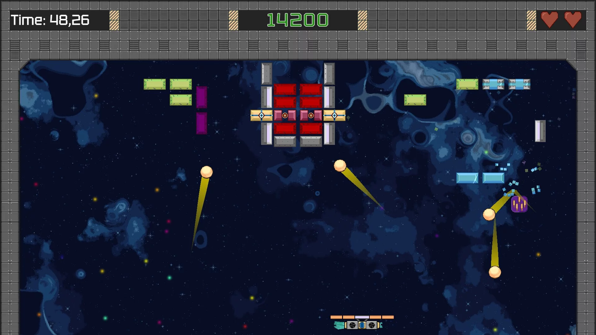 Изображение игры: Galactic Breakout