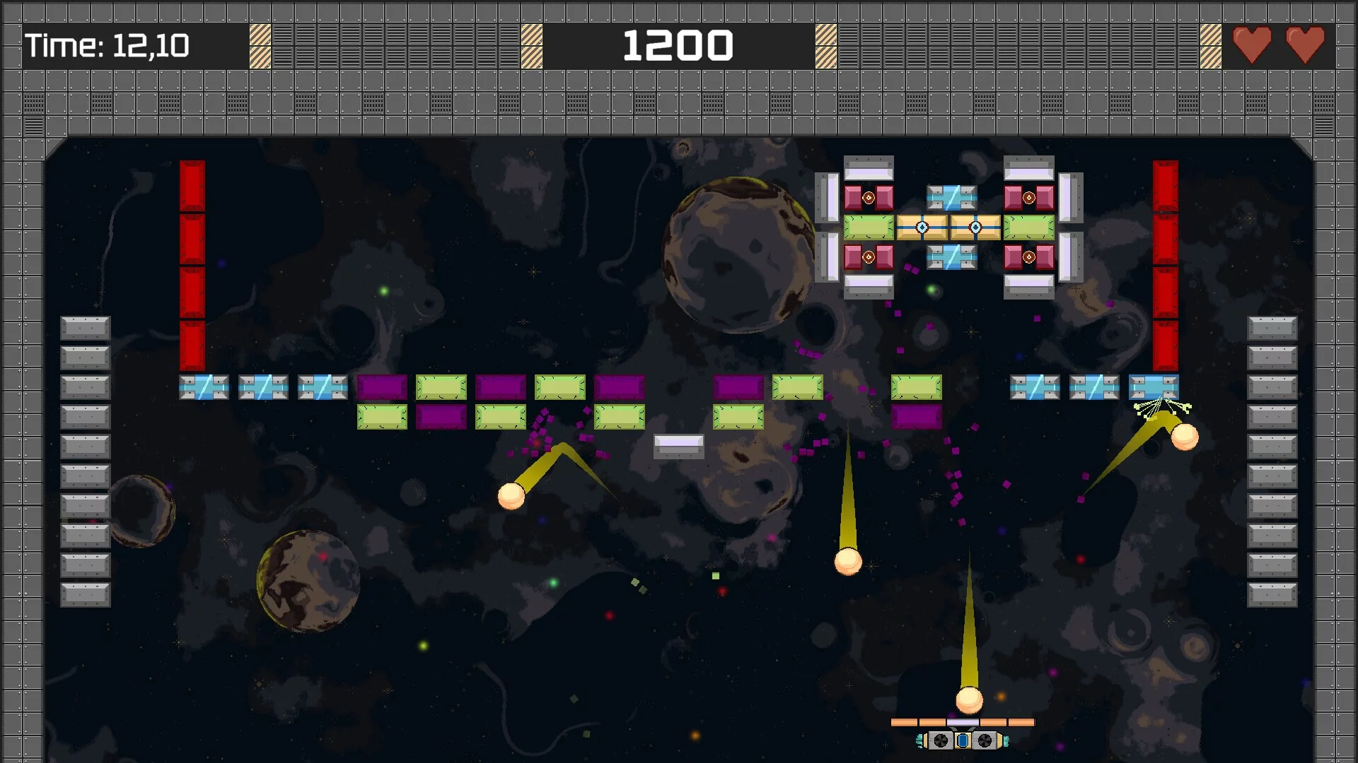 Изображение игры: Galactic Breakout