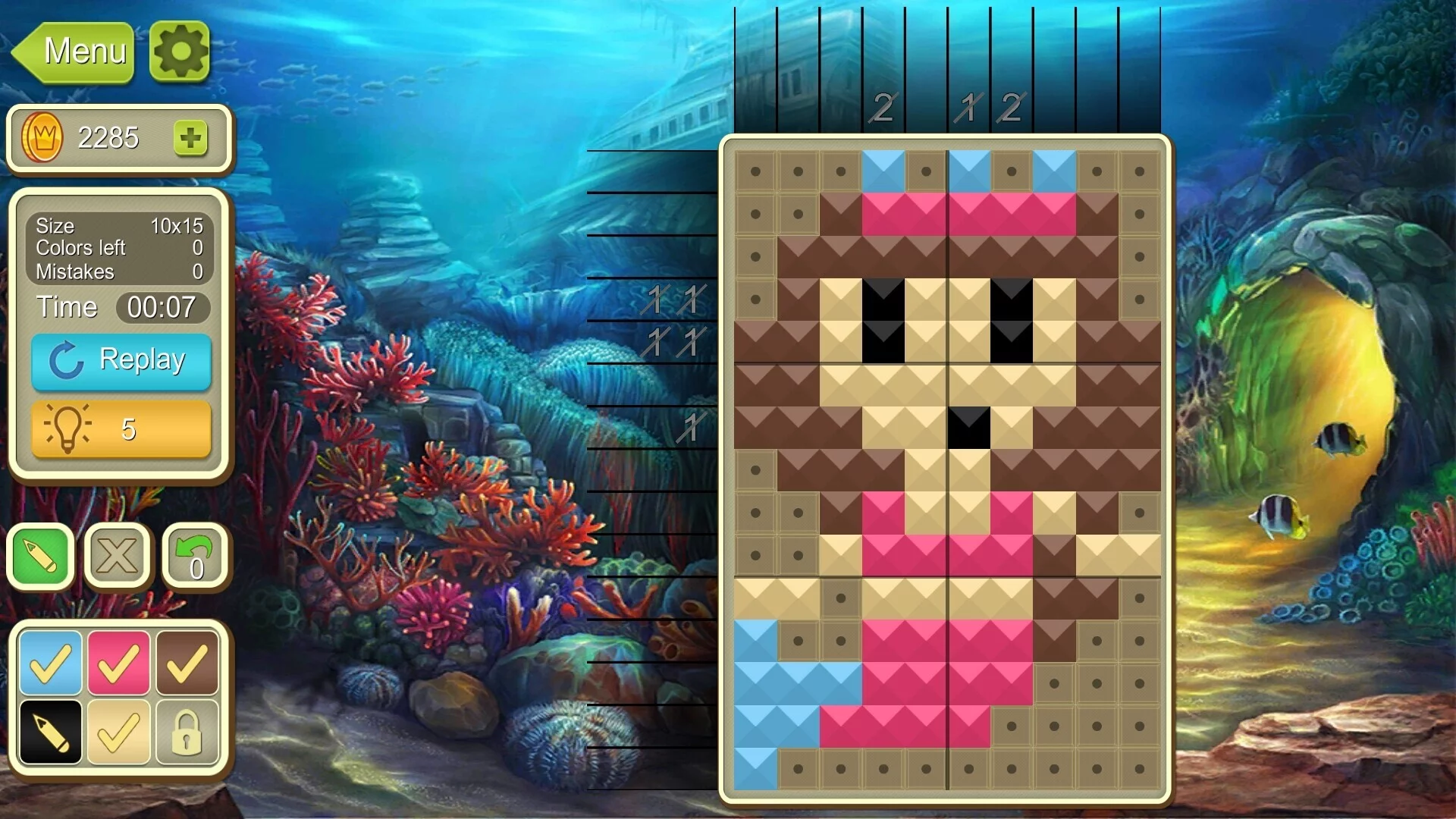 Изображение игры: Simple Mosaics - Nonogram Puzzles