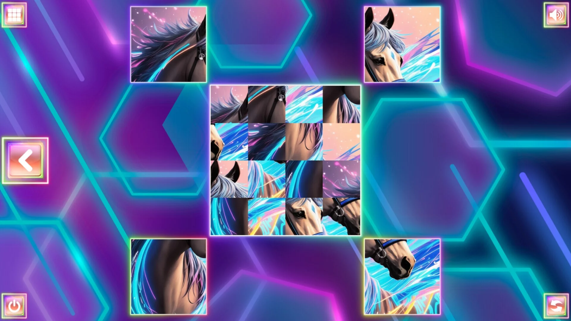 Изображение игры: Neon Fantasy: Horses